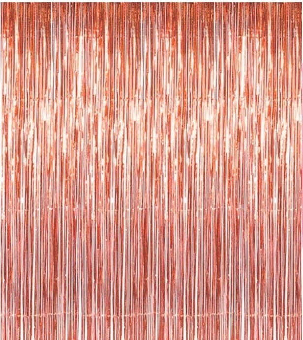 Balony na 50 URODZINY rose gold ZESTAW dekoracji