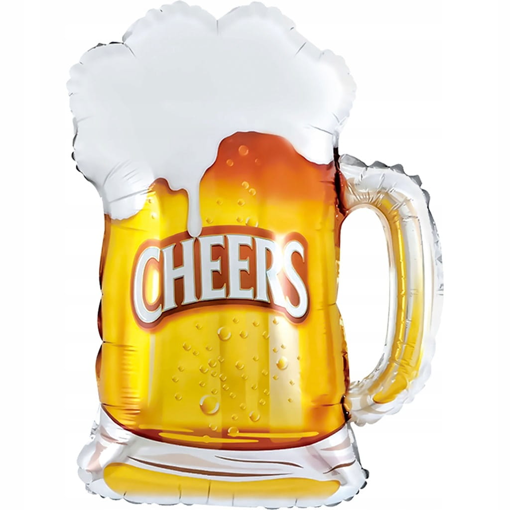 Balon foliowy Kufel Cheers 50 cm x 64 cm piwo