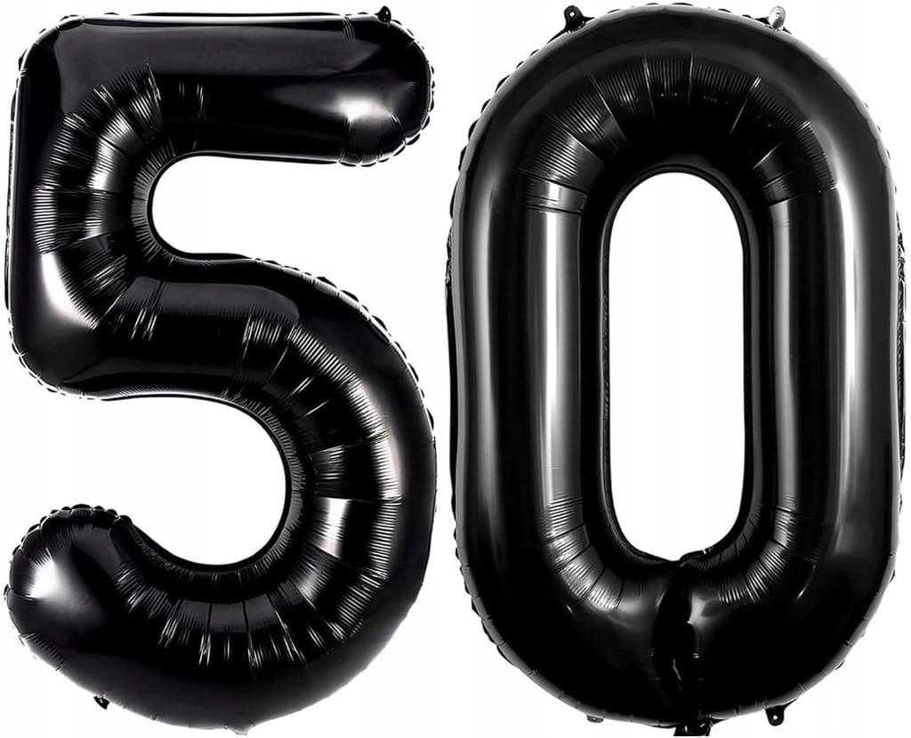 Zestaw Balonów Balony Dekoracja Na 50 Urodziny Girlanda Ścianka Kurtyna XXL