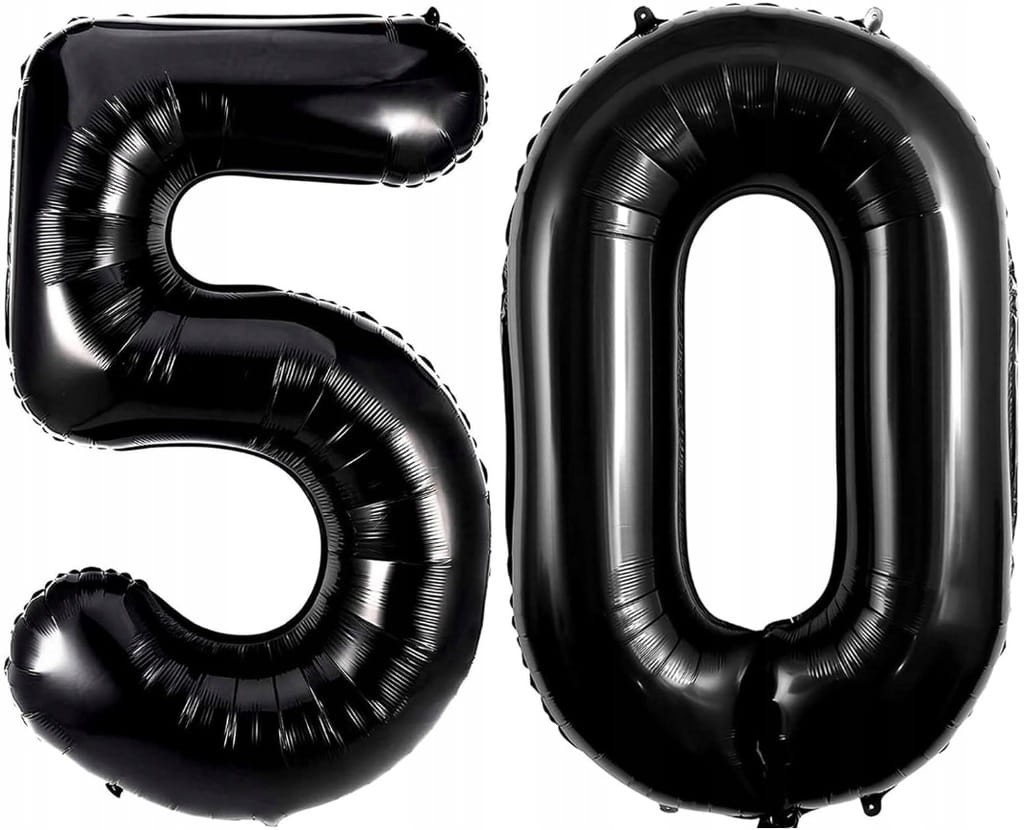 Zestaw Balonów Balony Dekoracja Na 50 Urodziny Girlanda Ścianka Kurtyna XXL