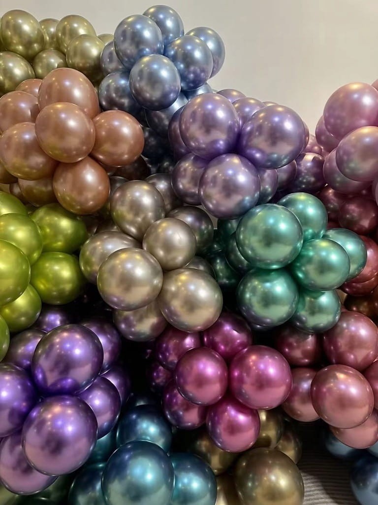 Balony 12" Chrome, Niebieskie (50 szt./opak.)