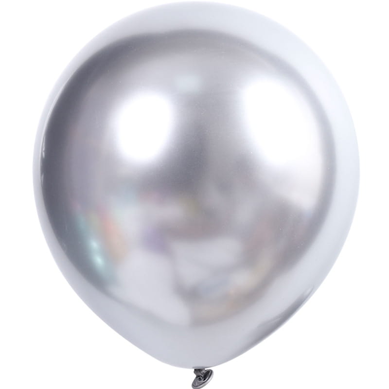 Balony lateskowe METALICZNE SREBRNE 30cm 50szt.