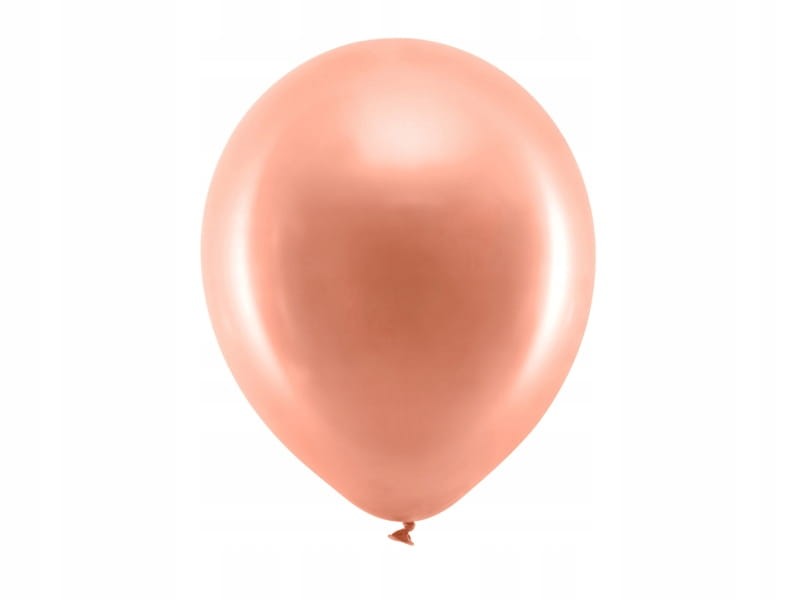 BALONY lateks RAINBOW metalizowane ROSE GOLD x100