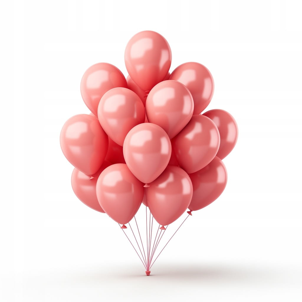 Balony Różowe Złoto Dekoracja Zestaw Balonów Rose Gold 50szt Na Urodziny