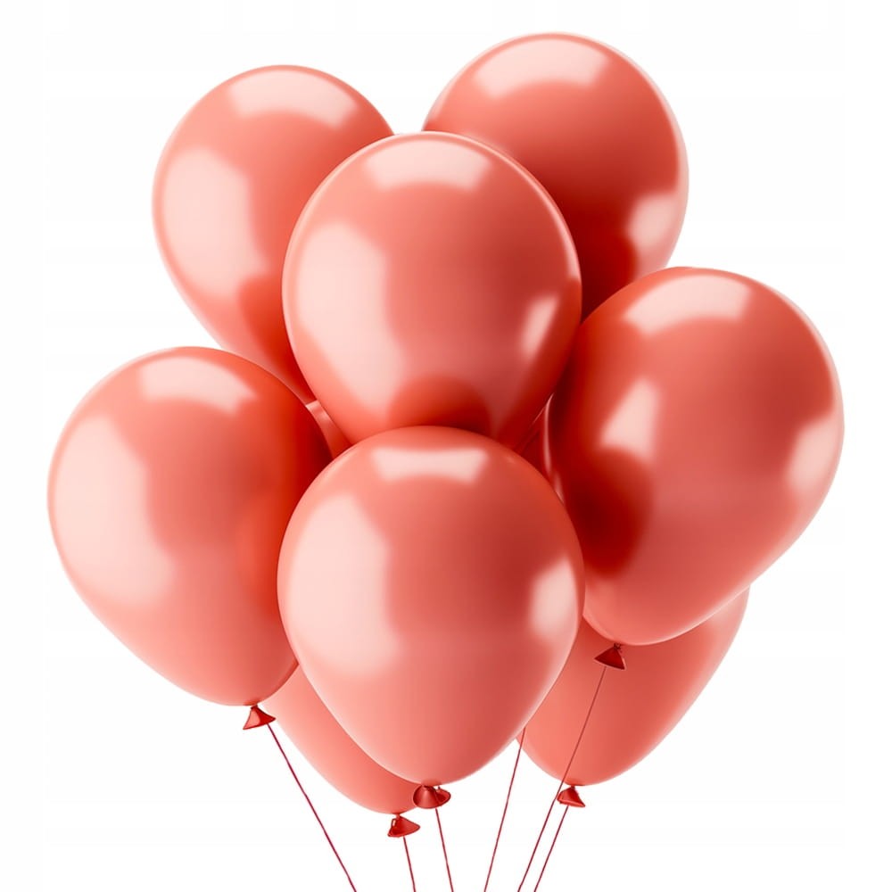 Balony Różowe Złoto Dekoracja Zestaw Balonów Rose Gold 50szt Na Urodziny