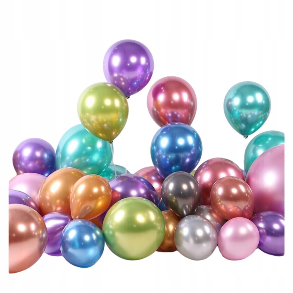 Kolorowe Balon lateksowy 100szt mix kolor chrom