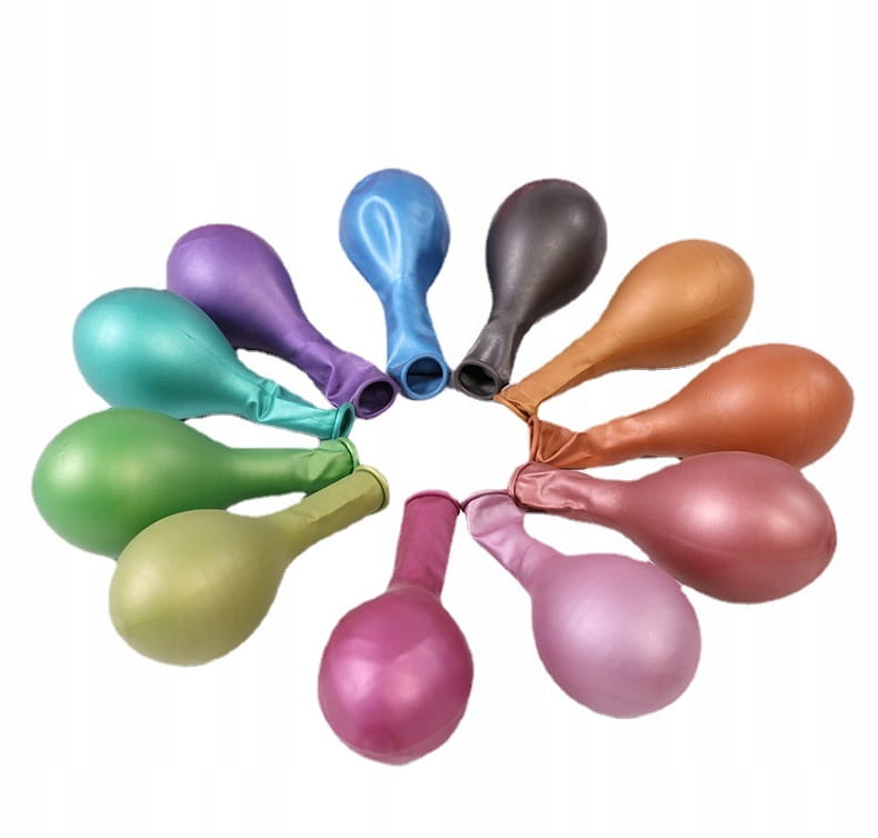 Kolorowe Balon lateksowy 100szt mix kolor chrom