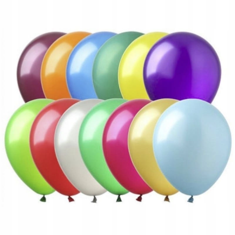 Kolorowe Balon lateksowy 100szt mix kolor chrom
