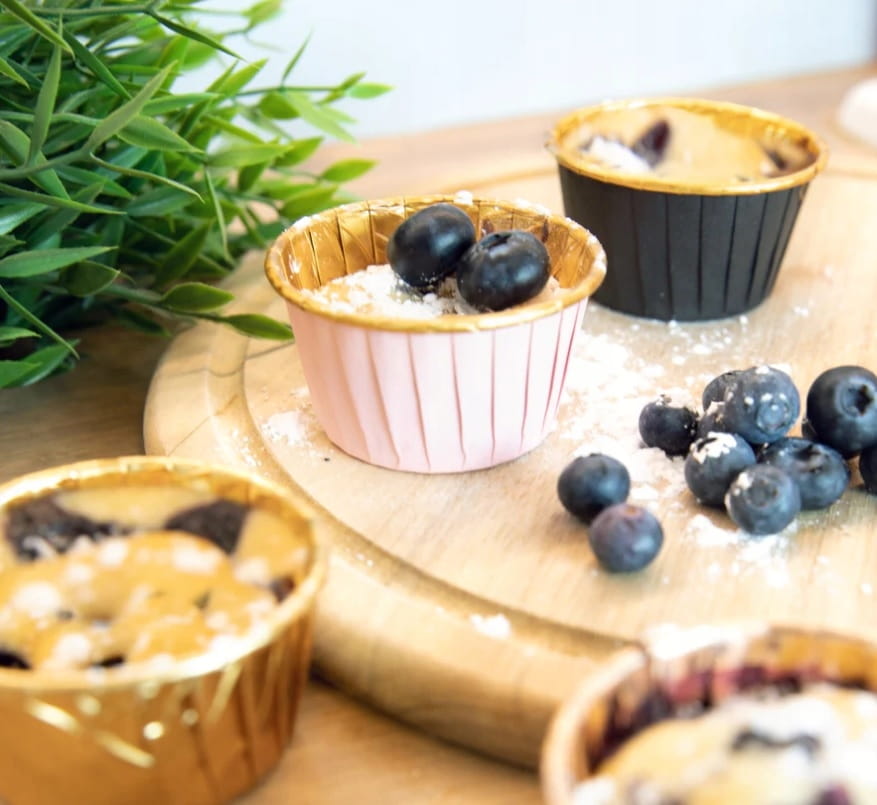PAPILOTKI FOREMKI DO MUFFINEK BABECZEK Muffinki CZARNO ZŁOTE 50szt.