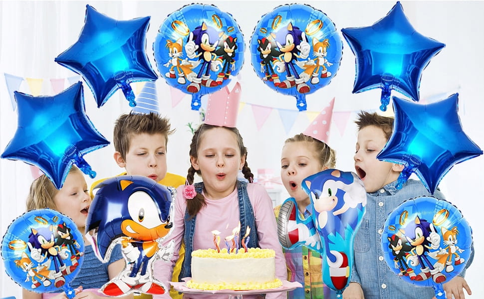 MEGA ZESTAW OPŁATEK NA TORT SONIC X + POSTACI 8szt + GRATIS TEKST