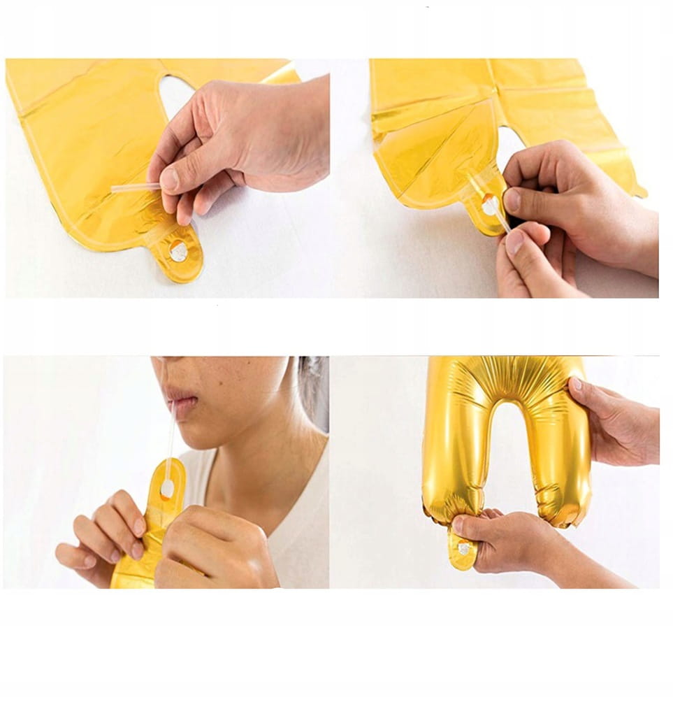 BALON urodzinowy foliowy CYFRA 9 CZARNY