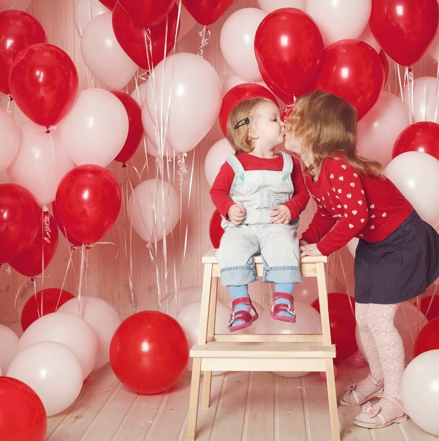 Balony Czerwone Lateksowe Kolor Czerwony Matowy Walentynki 50szt.