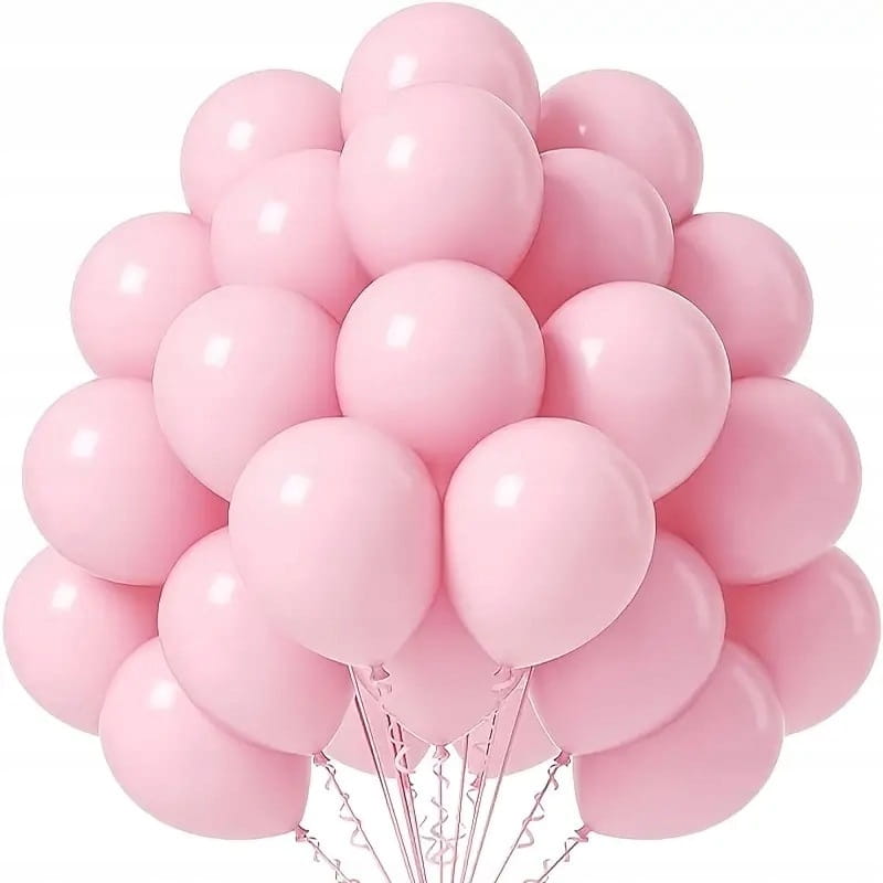 BALONY LATEKSOWE RÓŻOWE pastelowe dekoracja duże urodziny 30 szt