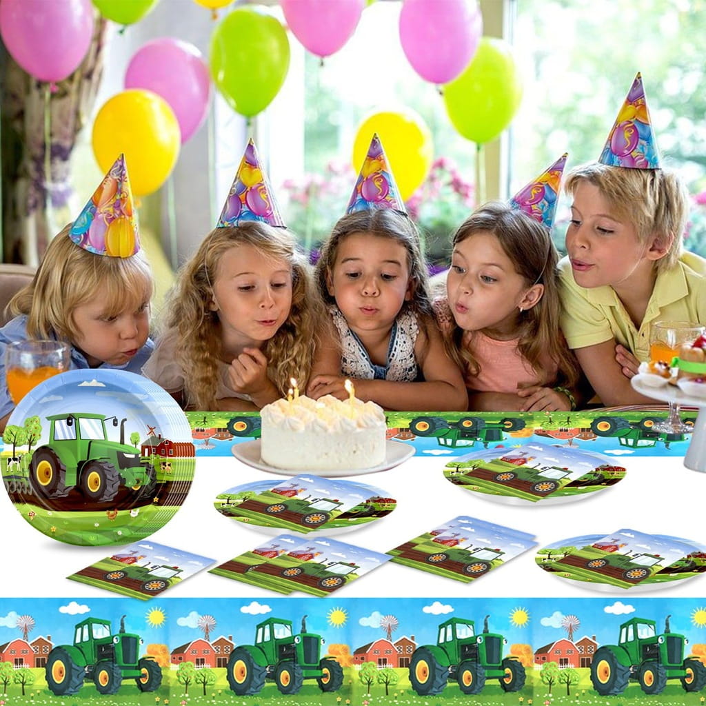 MEGA ZESTAW OPŁATEK NA TORT TRAKTOR + 12 TRAKTORÓW + GRATIS TEKST