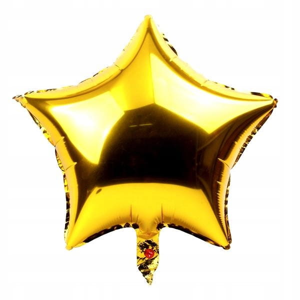 Duży Balon Foliowy GWIAZDA Złota Hel Urodziny 45CM